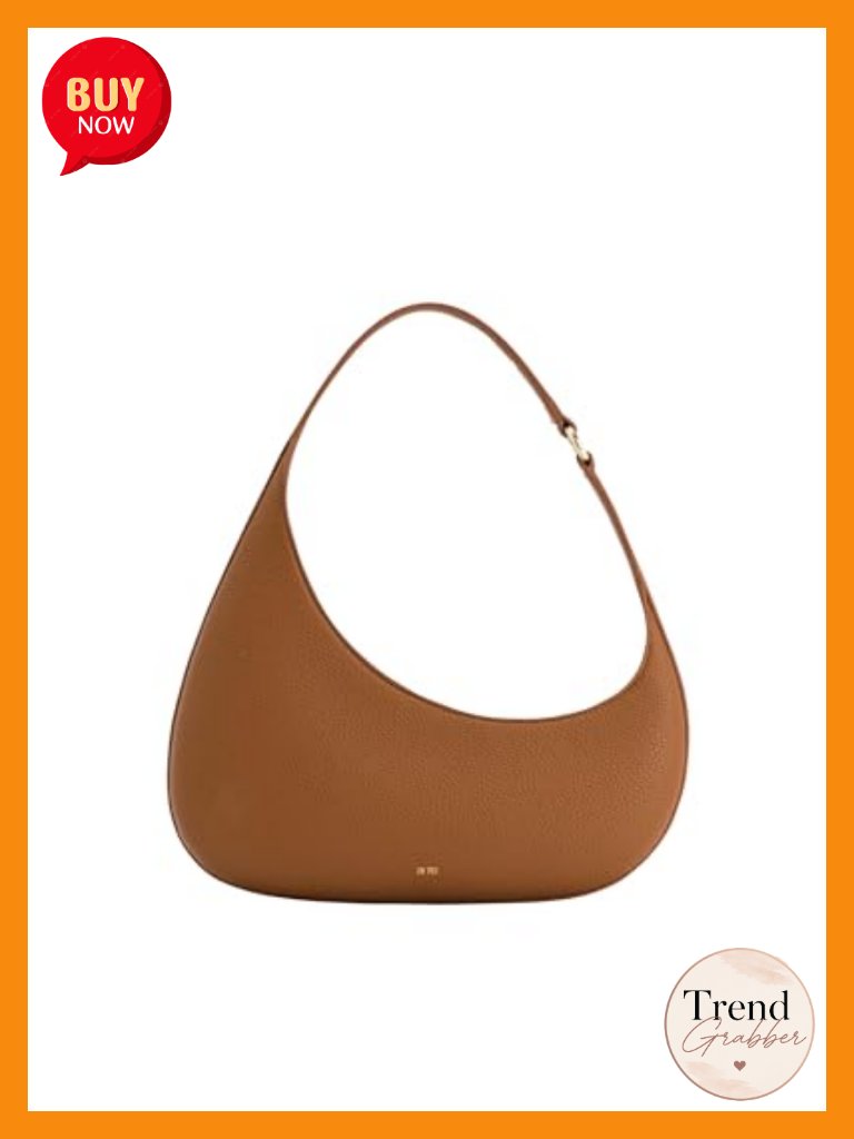 Vegan Leather Bowler Shoulder Bag With Zipper Closure Medium